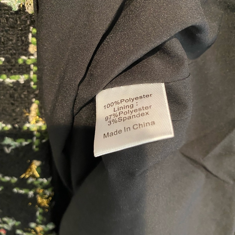 Tuckernuck Jackie Dress Holly Tinsel Tweed Women’s Size Medium NWOT - Picture 5 of 6